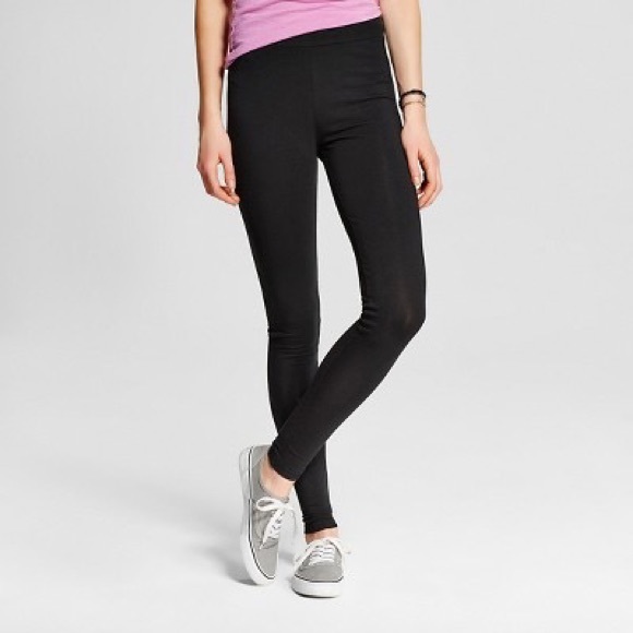 Mossimo Black Cotton Leggings 